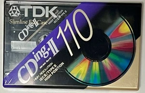 TDK CD ing-11  110 MIN. High Bias Audio Cassette Tape NEW SEALED - Picture 1 of 2