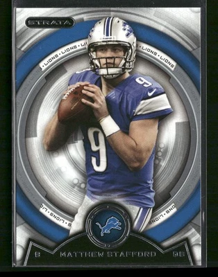 2013 Topps Strata #108 Matthew Stafford Detroit Lions - Image 1 of 2
