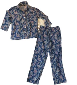 Lauren Ralph Lauren Floral Pajama Set XS Old Money Classic Cottage Coquette - Picture 1 of 11