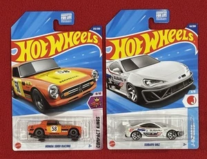 2025 Hot Wheels Mainline Case L JDM Lot - Honda S800 und Subarun BRZ - Bild 1 von 2