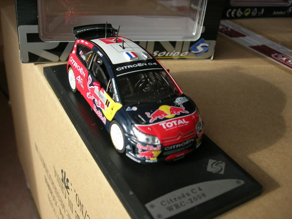 SOLIDO 1/43 CITROEN C4 WRC 2008 Corse de LOEB !!!!!! - Photo 1/1
