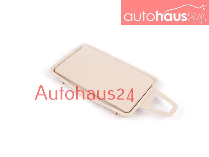 MERCEDES-BENZ W211 CLASE E LADO IZQUIERDO PARASOL ESPEJO CUBIERTA MARCO BEIGE GENUINO Foto 1 de 1