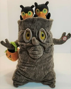 Hallmark Halloween Espeluznante Musical Iluminado Animado Adams Árbol Familiar con Búhos - Imagen 1 de 4