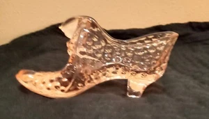 Vintage Fenton Amber Glass High Heel - Picture 1 of 5