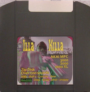 Akai mpc 3000 LE 2000 XL zip disk vol. 3 iLLa KiLLa rap - Picture 1 of 1