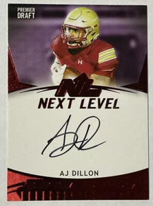 2020 Sage Premier Draft A.J. Dillon Next Level Autograph NL-AJD - Picture 1 of 2