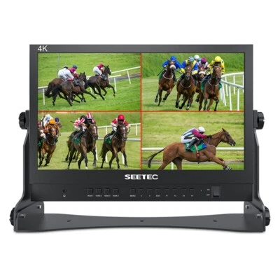 SEETEC ATEM156 15.6 inch Live Streaming Monitor 4 HDMI Input Output Quad Display - Image 1 of 4