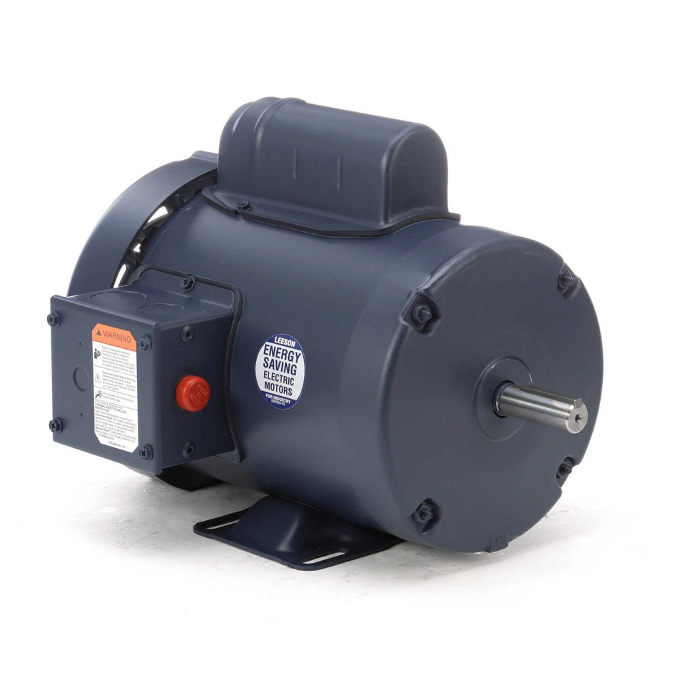 1hp 3450 RPM 56 Frame 115/230v TEFC LEESON Electric Motor