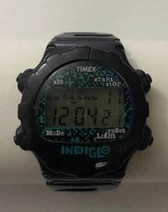 TIMEX Indiglo Watch - Stainless Steel Back Water Resistant Working! PHOTOS! - Picture 1 of 13