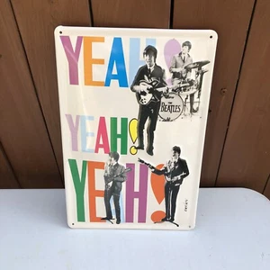 Celebrity Musician 3D Metal Sign (The Beatles YEAH ) YEAH  YEAH - 30 x 20cm - Picture 1 of 6