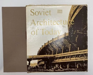 Soviet Architecture of Today 1960s-early 1970s Hardcover/slipcase 1975 Leningrad - Imagen 1 de 22