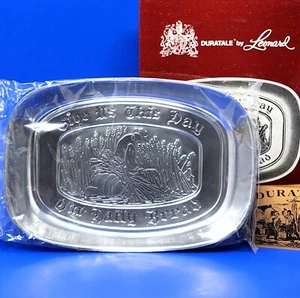 NUEVA Bandeja de Pan DURATALE BY LEONARD De Colección #8141 SELLADA "Danos Este Día Nuestro - Imagen 1 de 18