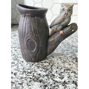 Vitnage Ceramic Owl On Tree Branch Small Pitcher Jug - Picture 1 of 17