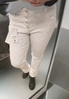 ❤️ Sexy Jewelly Strass Glitzer Baggy Jeans Hose Party in Weiß JW26136-11