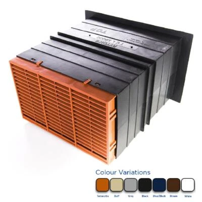 Rytons TC18H&M Hohlraum Wandteleskop 9""×6"" Lüftungshülse mit Luftziegel