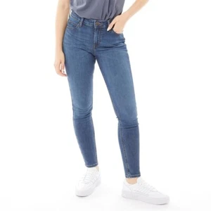 Lee Super High Waist Scarlett Women's Jeans Blue Size W40 L33 - Picture 1 of 3