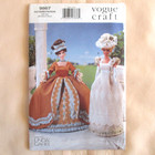 Barbie Doll Sewing Pattern Vogue Craft 9867 / 645 UNCUT Historical Costume Dress