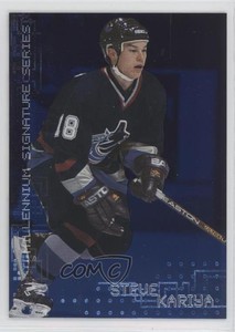 1999 ITG Be A Player Millennium Signature Series Sapphire Steve Kariya Rookie RC