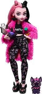 Doll, Draculaura Creepover Party Set with Pet Bat Count Fabulous, Sleepover - Picture 1 of 6