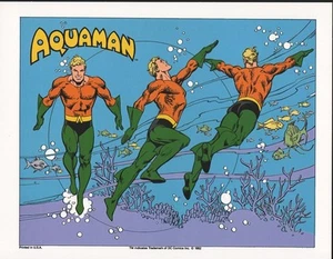 DC PRINT - AQUAMAN MODEL SHEET - Picture 1 of 1
