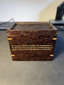 Wooden Deck Box Aaron Cain Magic MTG Lorwyn Bitterblossom - Foto 1 di 8