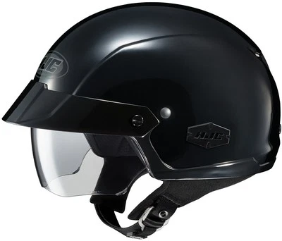 HJC IS-Cruiser Crusier Motorcycle Half Helmet Black XXL 2X 2XL XX Sunshield DOT - Image 1 of 2