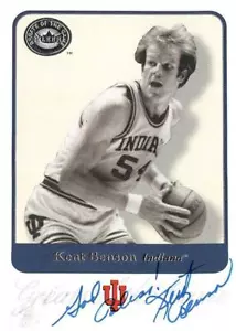 Kent Benson autographed Basketball Card (Indiana Hoosiers) 2001 Fleer Greats #46 - Picture 1 of 1
