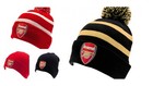 Arsenal FC Ski Bobble Beanie Turn Up Winter Hat Official VARIOUS DESIGNS