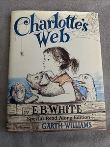 1997 Charlotte’s Web by E.B.White -Special Read Along Edition/First Edition - Picture 1 of 7