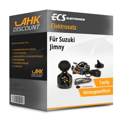 Für Suzuki Jimny 10.2018-jetzt ECS Elektrosatz 7polig fahrzeugspezifisch Neuware - Bild 1 von 2