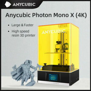 ANYCUBIC Photon Mono X LCD 3D Printer 4K Screen UV Light Source Remote Control