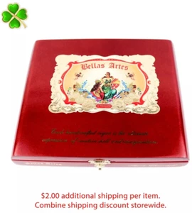Bellas Artes Short Churchill Empty Wood Cigar Box 8.5" x 7" x 1.75" - Picture 1 of 12