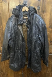 Wilson's Leather Men's Black Jacket with Thinsulate Thermal Insulation - Picture 1 of 14