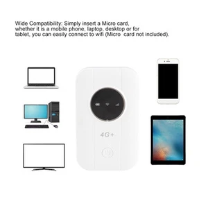 4G LTE WiFi Hotspot For Laptop Cell Phone 3650mAh Mobile WiFi Router Support CB - Afbeelding 1 van 23