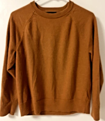 BR Mujer 100% Lana Merino Crew Color Calabaza Foto 1 de 4