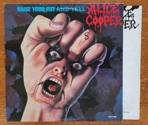 ALICE COOPER Raise Your Fist And Yell 1987 LP Vinyl VG+/VG+ w/INNER 1st Press - Bild 1 von 10