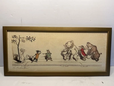 Litografía enmarcada de colección Boris O’Klein Le Profanateur Dirty Dogs Of Paris Foto 1 de 4