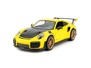 Porsche 911 GT2 RS Yellow 1:24 Scale Maisto Diecast Model - Picture 1 of 7