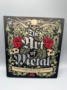 The Art of Metal hardback full-color book New Metallica Maiden Korn Ozzy - Picture 1 of 9