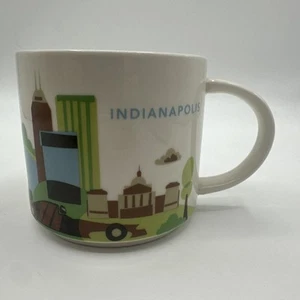 Taza de té café Starbucks Indianapolis You Are Here Series Collection 14 oz - Imagen 1 de 7