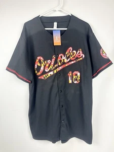 Baltimore Orioles Maryland Flag 2018 SGA Black Jersey XL - Picture 1 of 10