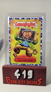 2023 Topps GPK x View Askew #17a Wild William (Mallrats) azul 15/50 - Imagen 1 de 1