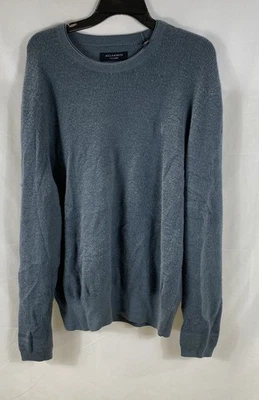 All Saints Men Blue Knit Sweater XXL - Image 1 of 4