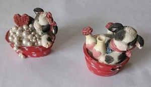 Enesco Mary's Moo Moos Figurines Lot of 2- 1994 Vintage Collectibles CUTE! Love - Bild 1 von 10