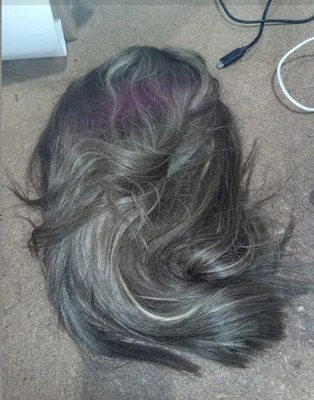 Peluca marrón claro de encaje precortado 100 % cabello humano de 14 pulgadas Foto 1 de 4