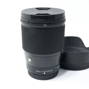 Near Mint Sigma 16mm F/1.4 DC DN Contemporary Lens for Fujifilm X-Mount #F021 - Picture 1 of 4