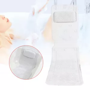 Bath Mat With Pillow Soft Texture Full Body Bathtub Cushion Non-Slip 36x125cm - Picture 1 of 12