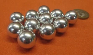 Aluminum Hollow Balls 5/8" (.625") diameter 10 pieces - Picture 1 of 14