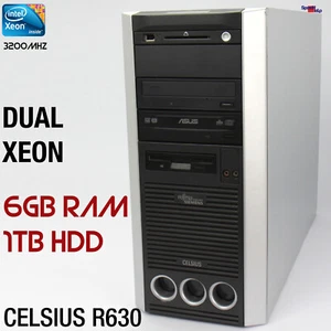 FSC FUJITSU SIEMENS CELSIUS R630 6GB DUAL XEON COMPUTER WORKSTATIONPS150-D1691 - Bild 1 von 9