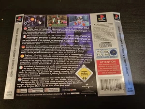 Crash Bandicoot 2 hinterer Einsatz Inlay PS1 Playstation One - Bild 1 von 1